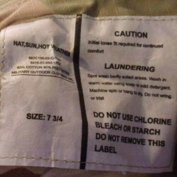 DCU MILITARY VENTED DCU DESERT CAMOUFLAGE SUN WIDE BRIM BOONIE HAT - Picture 12 of 12